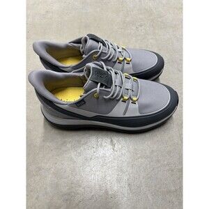 Kizik Men’s London AT All Terrain Hiking Shoes Alloy Poppyseed Grey Size 11 Wide